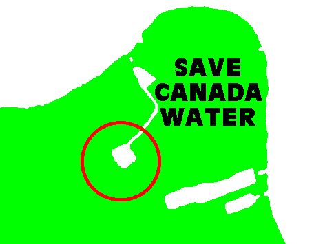 Map of Rotherhithe peninsula showing Canada Water