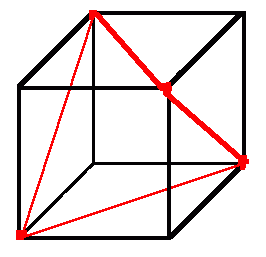 A short closed route visiting twelve edges of a cube