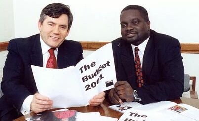 Kingsley Abrams and Gordon Brown